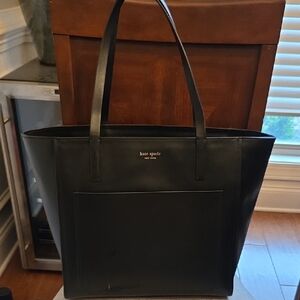 Kate Spade Black Leather Shopper
